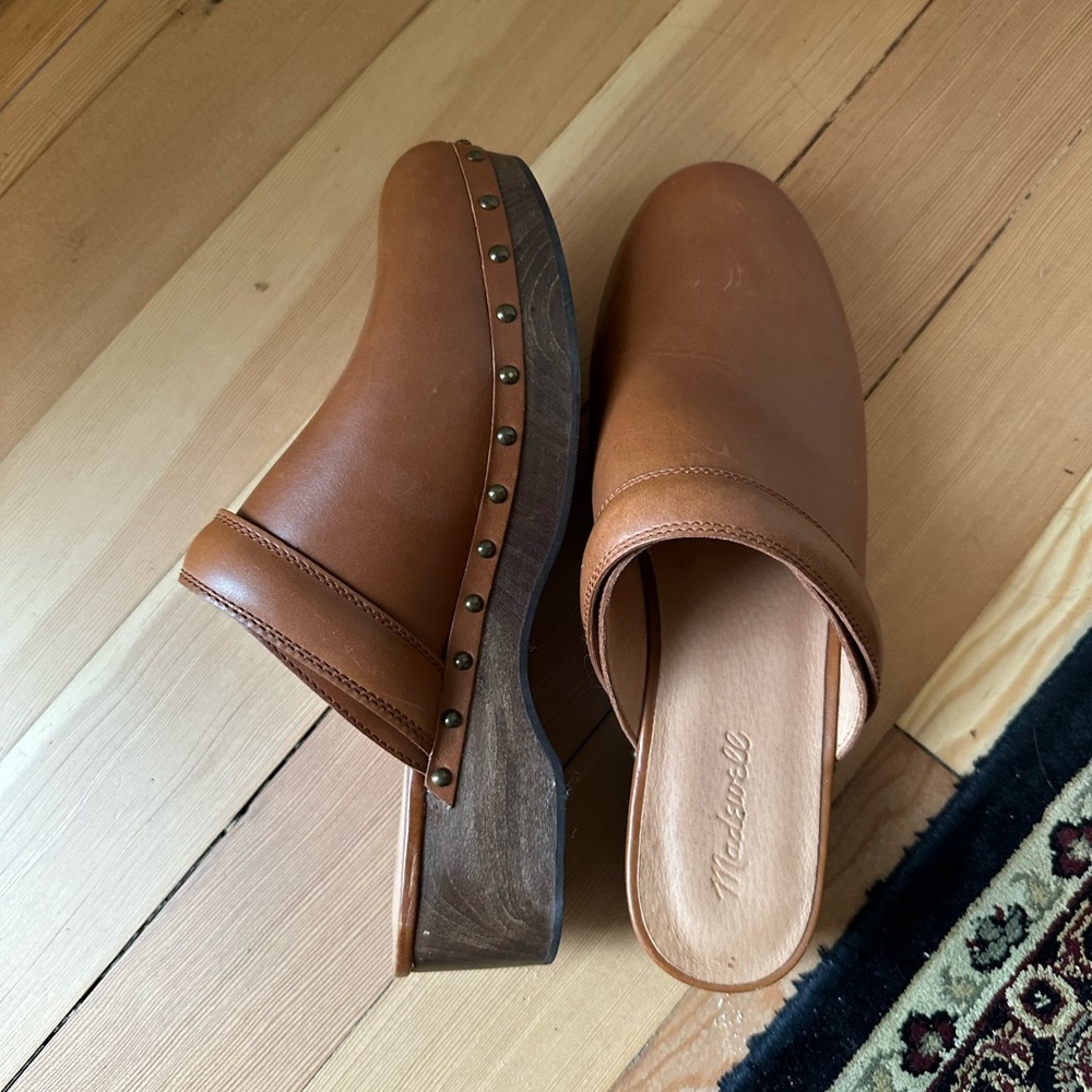 Madewell Women's Leather Clogs